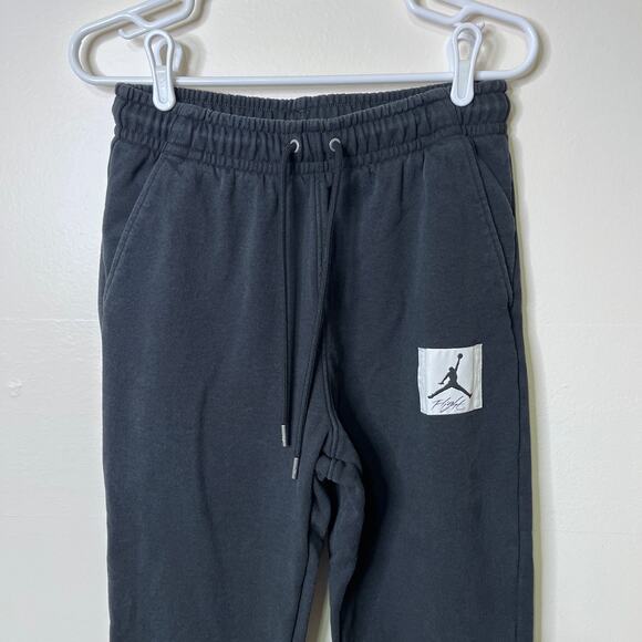 Nike Air Jordan Jogger Sweatpants Men Small Flight Essentials Workout Gym Black - Picture 3 of 7